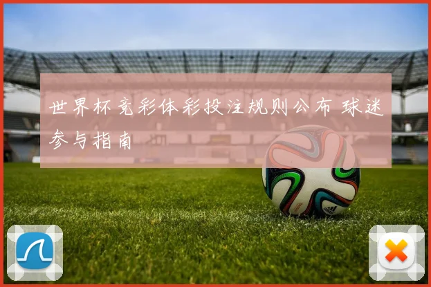 世界杯竞彩体彩投注规则公布 球迷参与指南