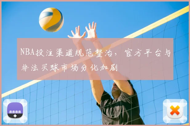 NBA投注渠道规范整治，官方平台与非法买球市场分化加剧